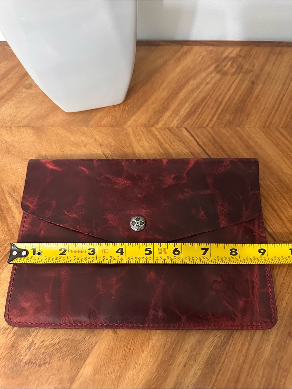 Patricia Nash Envelope Purse Burgundy Red
Leather Wallet Clutch Designer EUC - Picture 7 of 8